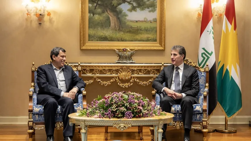Ronahi TV: Mazloum Abdi meets Nechirvan Barzani, Tom Barrack in Hawler 