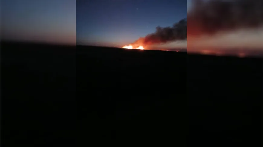 Turkish occupation bases set off new fires in Tal Tamr countryside