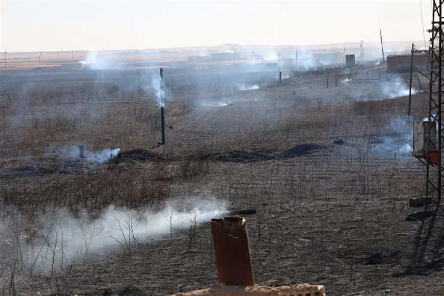 Tel Tamer fires successfully contained after burning large areas of agricultural lands