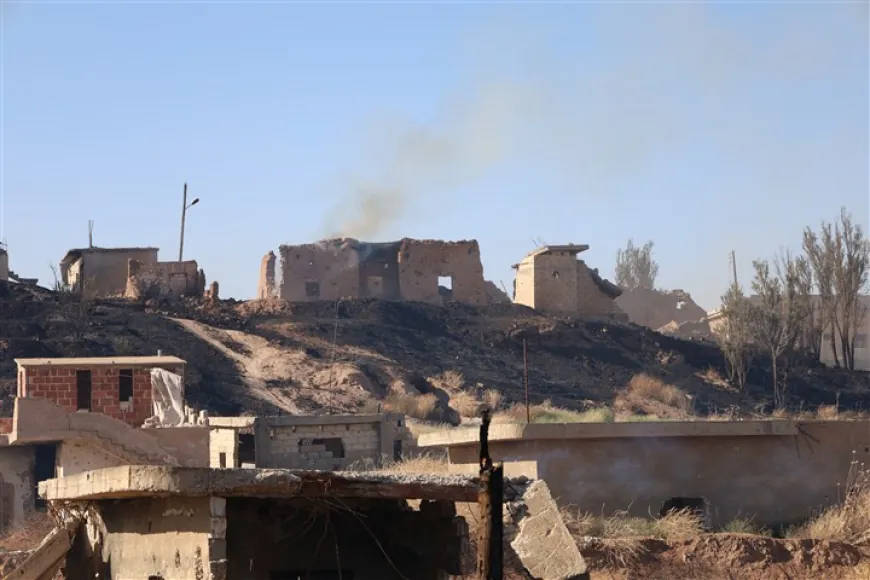 Fires cause heavy damage in Al-Tawila village near Tal Tamr