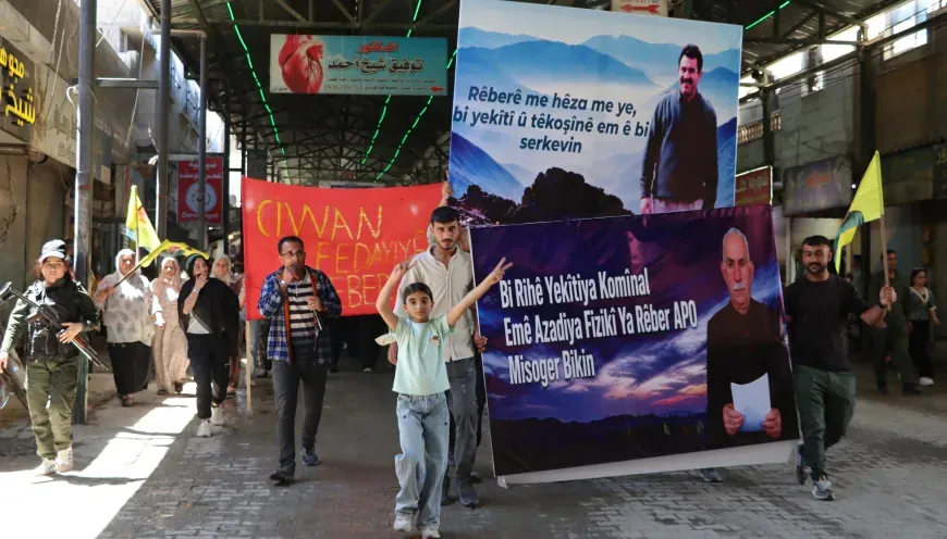 Residents of Kobani: Immediate physical freedom for leader Abdullah Ocalan must be achieved