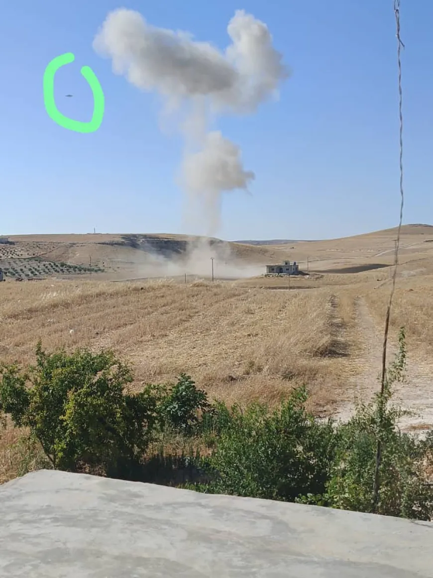 Suicide drone shells villages in southern region in rural Kobani