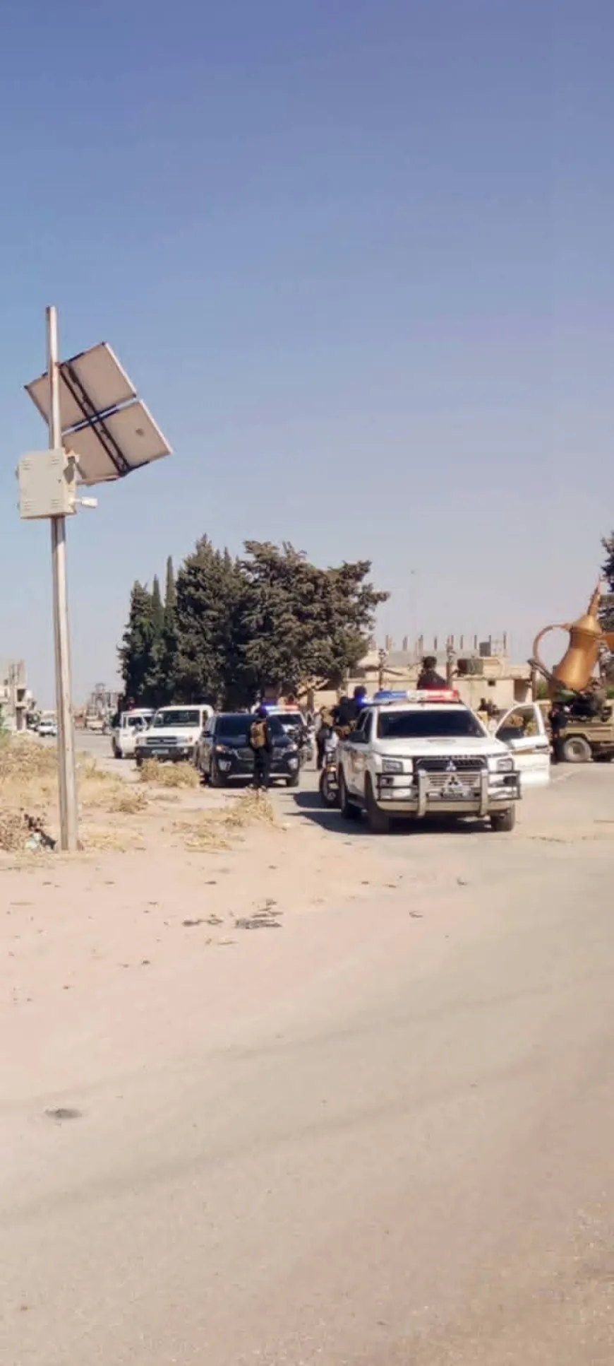 Security forces of the interim government raid towns of Tal Aran- Tal Hasel
