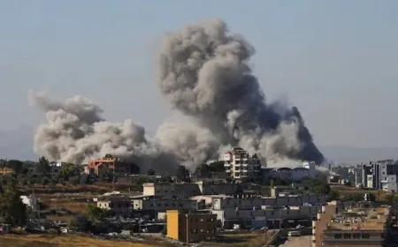 4 persons died in an Israeli attack on Nabatieh in south Lebanon