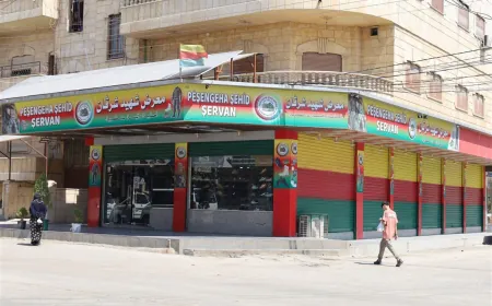 Kurdish shop signs reflect Hasakah's diversity