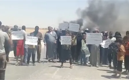 Residents of southern Hasakah protest deteriorating living، service conditions