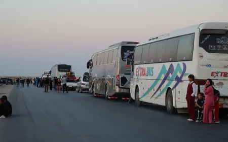 Group of Afrin IDPs returns to their hometowns 