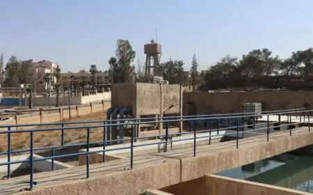 Trial water pumping begins between al-Himma, al-Aziziyah Stations in Hasakah
