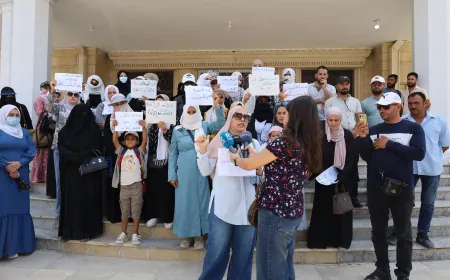 Hasakah contract teachers demand permanent jobs, unpaid salaries