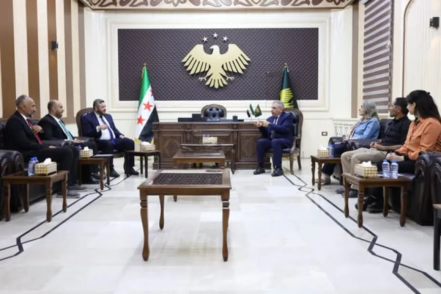 Hasakah governor reviews water sector integration; Allouk pipeline protection