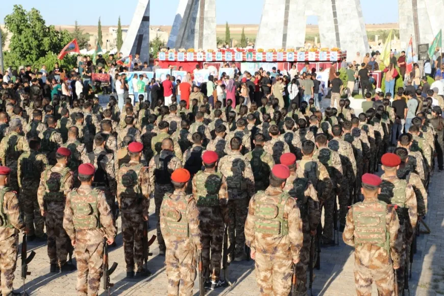 Remains of 18 martyrs transferred from Manbij to Kobani