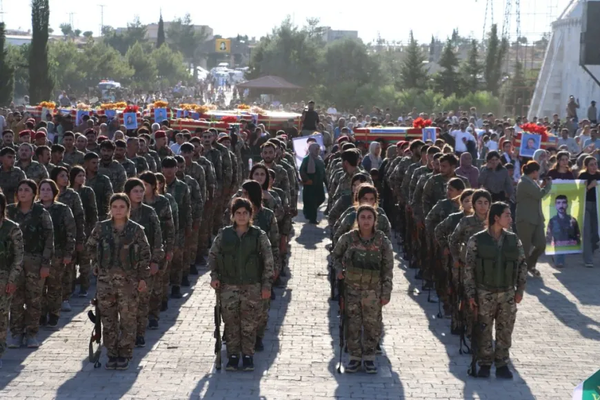 Remains of 18 martyrs transferred from Manbij to Kobani