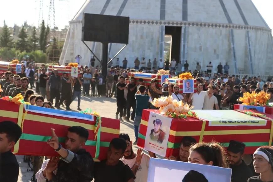 Remains of 18 martyrs transferred from Manbij to Kobani