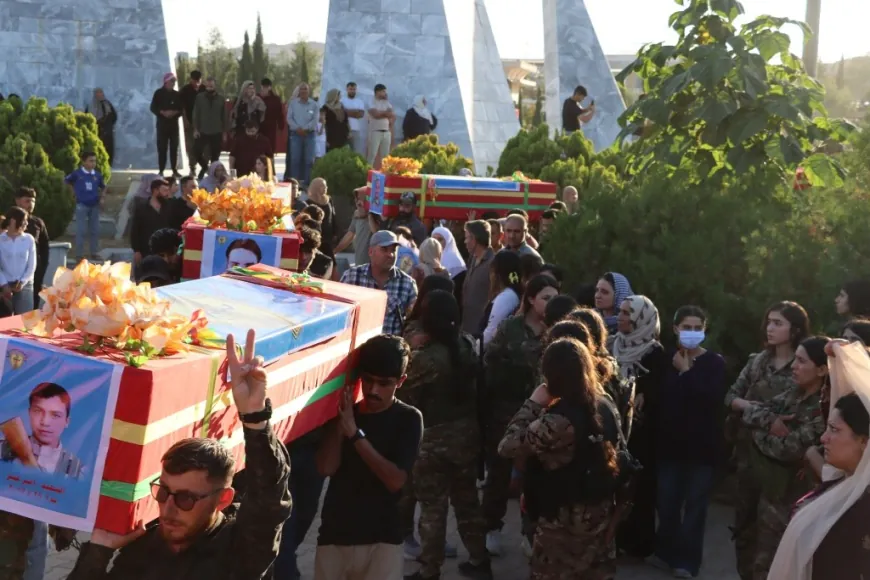Remains of 18 martyrs transferred from Manbij to Kobani