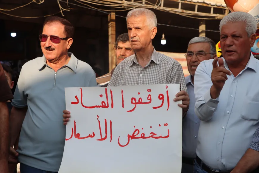 Demands for improved living conditions in Tel Tamer- Qamishlo