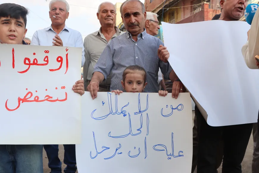 Demands for improved living conditions in Tel Tamer- Qamishlo
