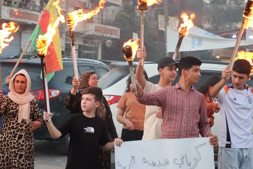Qamishlo Protest Backs Official Recognition of Kobani