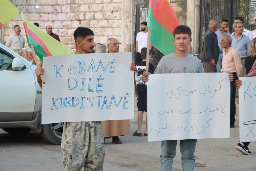 Qamishlo Protest Backs Official Recognition of Kobani