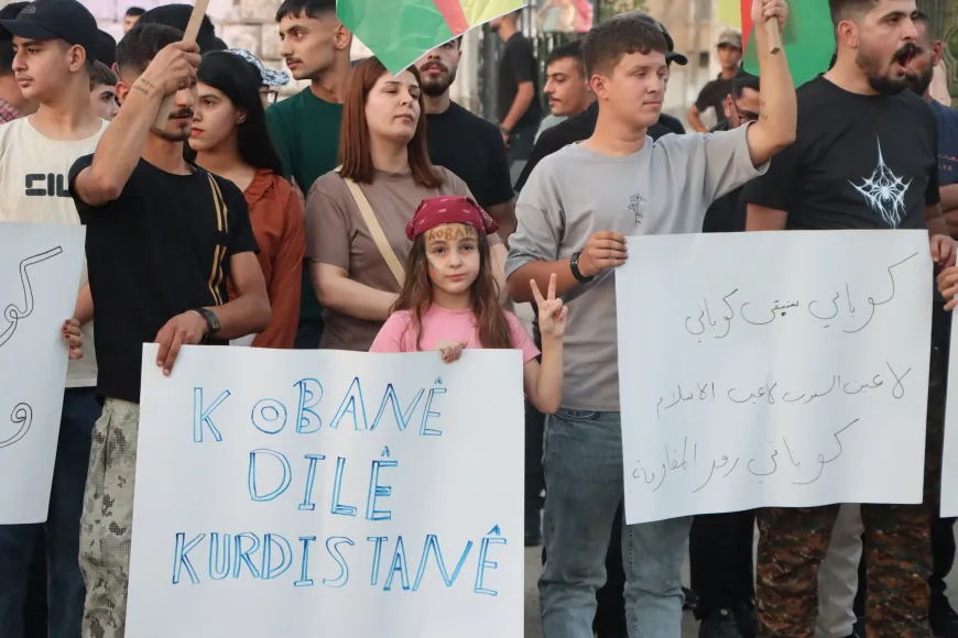 Qamishlo Protest Backs Official Recognition of Kobani