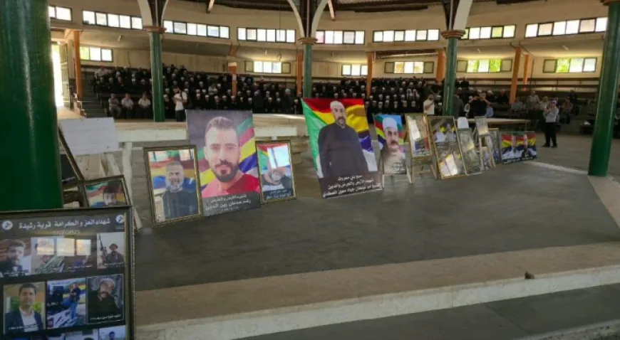 Mass rally held in Suwayda to mark 1st anniversary of July events