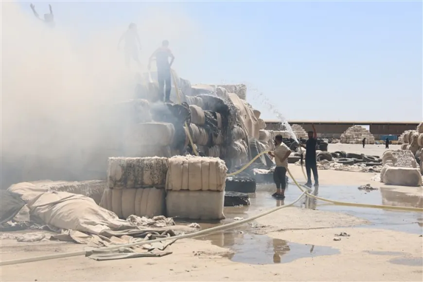Fire breaks out at cotton gin in Hasakah