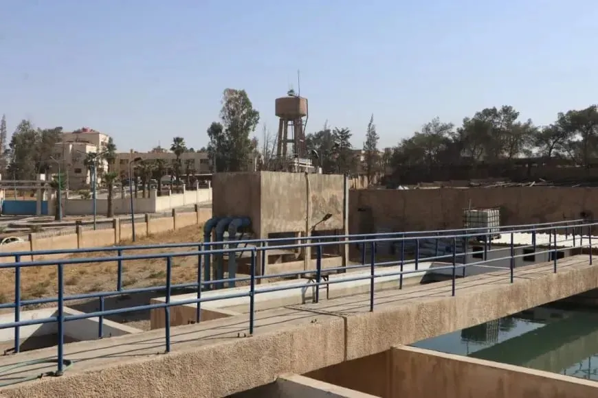 Trial water pumping begins between al-Himma, al-Aziziyah Stations in Hasakah