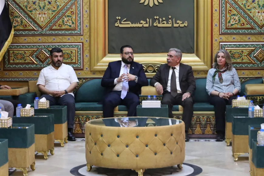 Hasakah governor discusses integration of agricultural institutions with agriculture minister