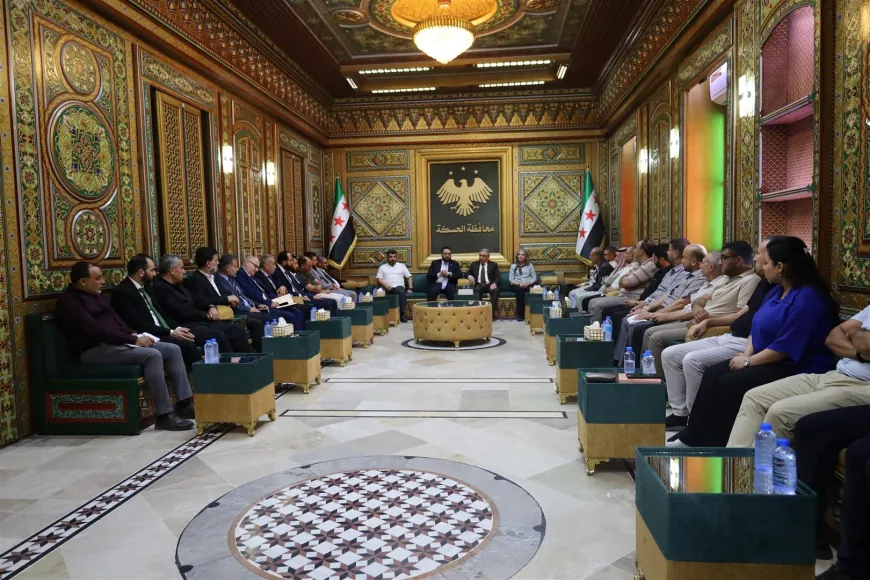 Hasakah governor discusses integration of agricultural institutions with agriculture minister