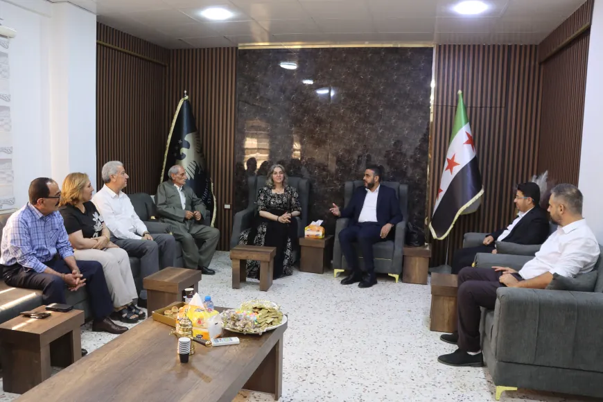 Political Affairs Delegation visits new Qamishlio region director