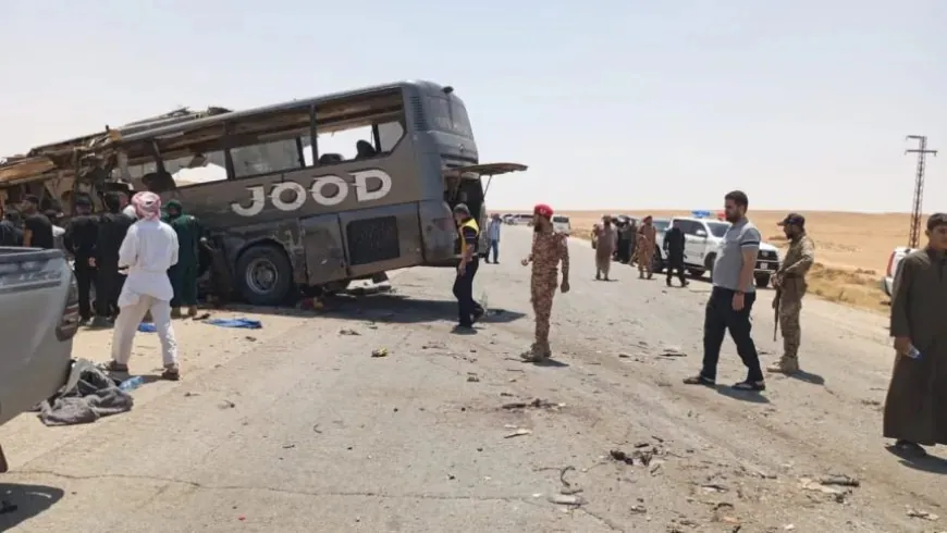 35 killed, 30 injured in bus collision on Damascus–Deir ez-Zor highway