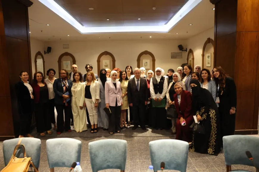 UN Secretary-General meets representatives of 18 Syrian women's organisations in Damascus