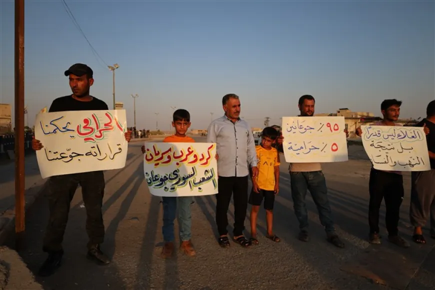 Tel Tamr residents protest over rising prices