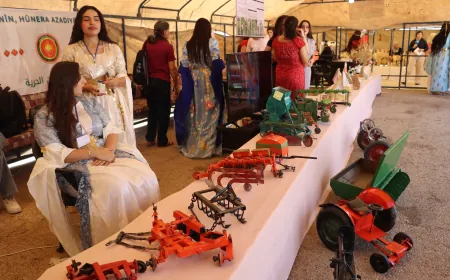 Students from Rojava University Agricultural Engineering participate at 1st Wheat Festival