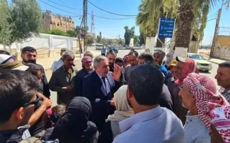 Hasakah governor meets currency exchange deadline protesters, pledges to convey their demands