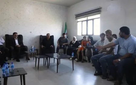 Internal Security leadership receives Serê Kaniyê displaced people, affirms safe return