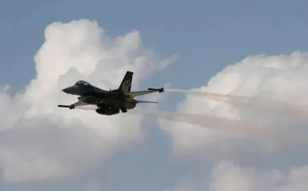 Crash of F-16 Fighter plane in Turkey