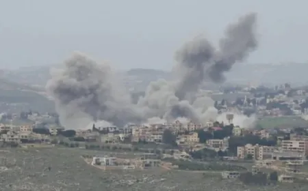 Israeli airstrikes target Southern Lebanon
