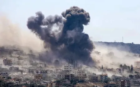 Israeli airstrikes target towns in Southern Lebanon