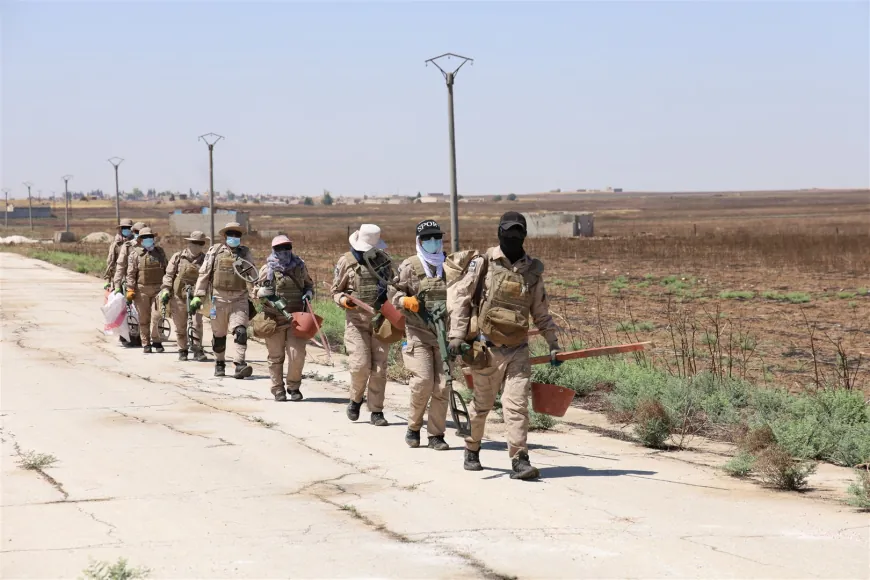 90% of mines cleared from Darbasiyah–Serê Kaniyê road