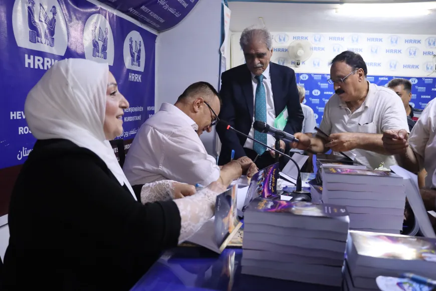 Fawaz Othman launches two new books in Qamishlo