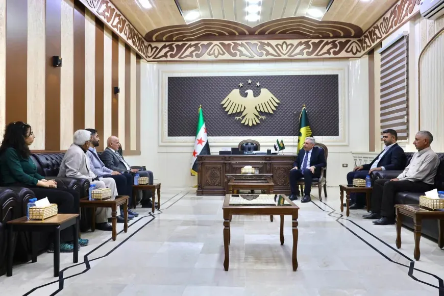 Hasaka Governor discusses the integration of Real Estate Directorate and improves its work