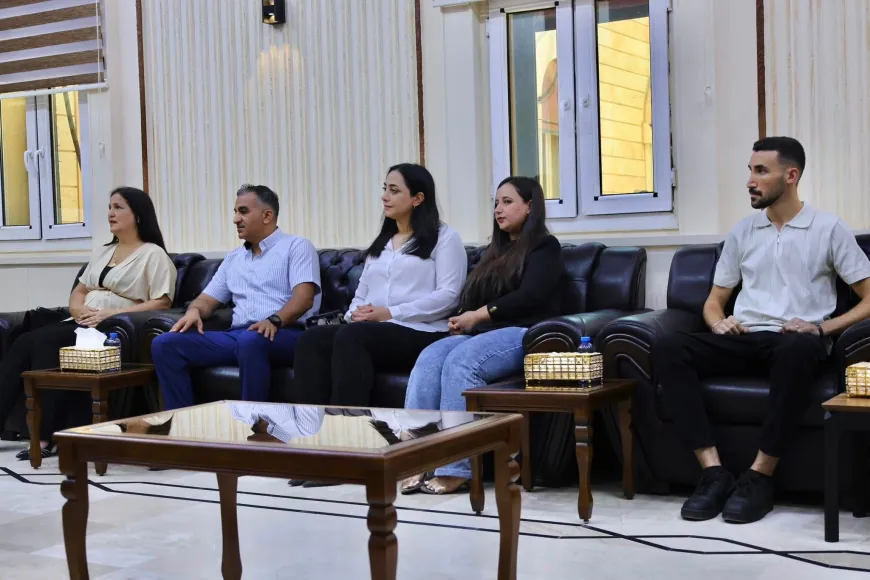 Hasakah Governor receives delegation from Syriac Social Cultural Institution