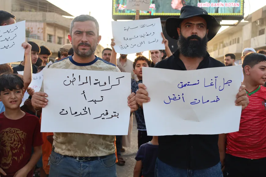 Protests in Tal Tamr and Çil Axa demand better living conditions