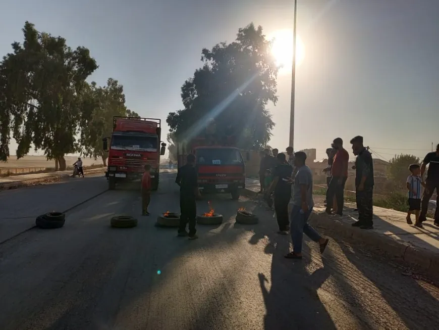 Protests in Hasakah cities denounce attacks on Serekaniye returnees