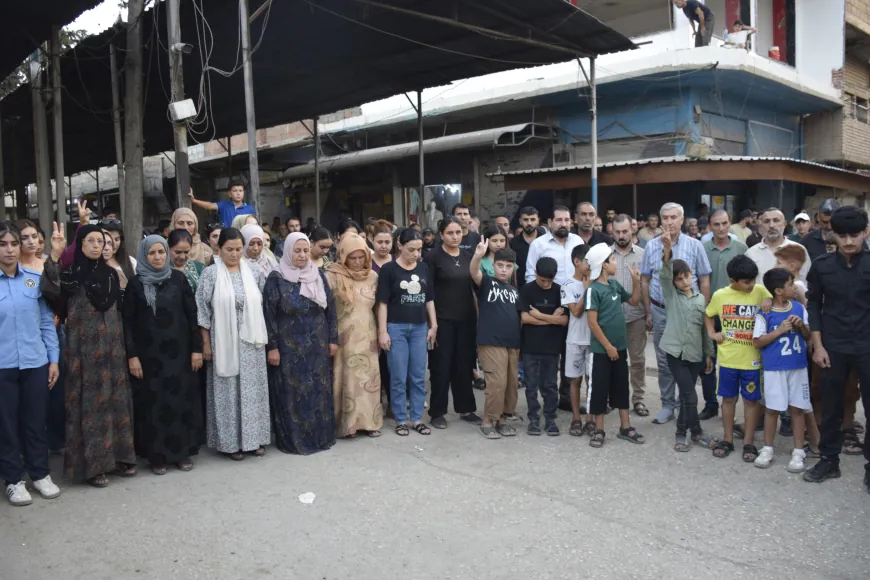Protests in Hasakah cities denounce attacks on Serekaniye returnees
