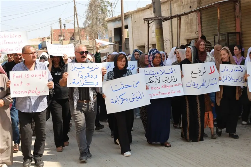 Protest in Tal Tamr calls for better living conditions, lower prices