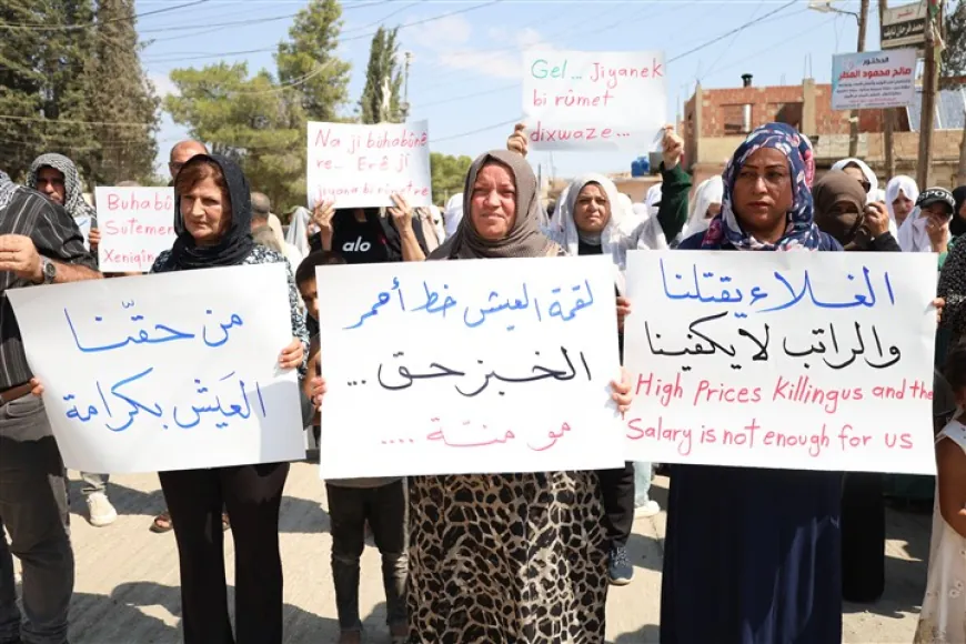 Protest in Tal Tamr calls for better living conditions, lower prices