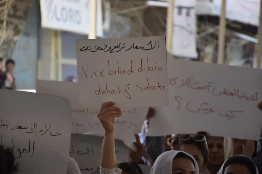 2 Protests held in Darbasiyah, Zarkan over rising prices, deteriorating living conditions