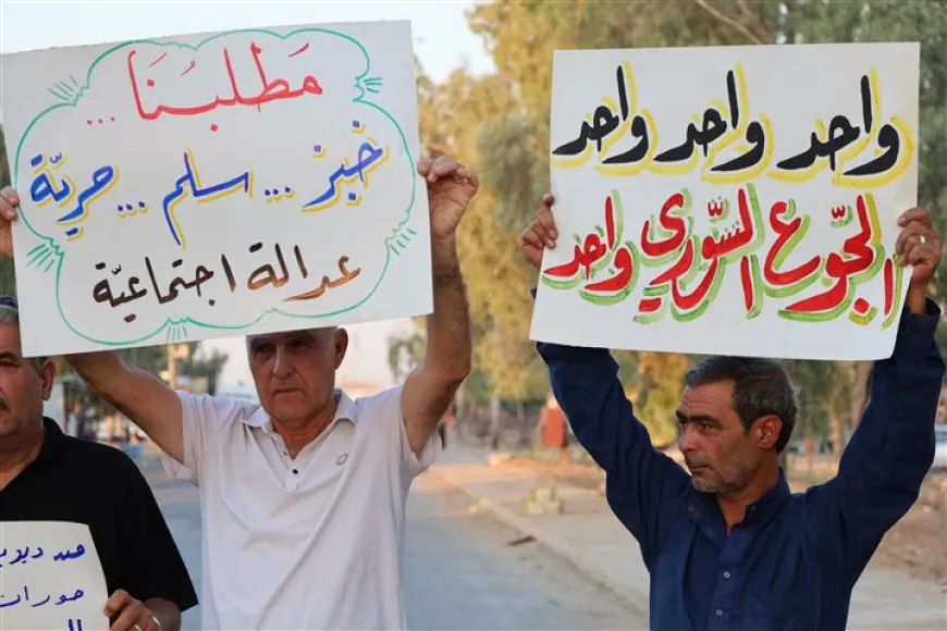 Protest held in Tel Tamer over rising prices and declining services