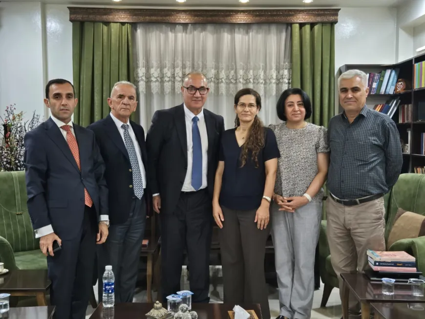 Afro-Asian solidarity organization delegation visits Qamishlo